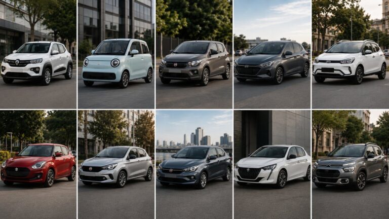 Fiat Cronos y Peugeot 208, autos de producción nacional en Argentina