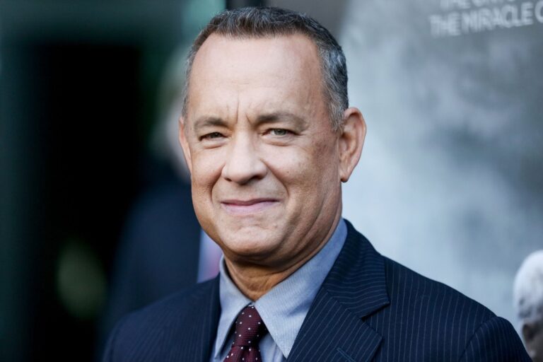 Tom Hanks en una entrevista