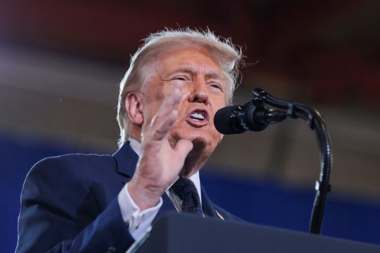 Donald Trump en conferencia de prensa