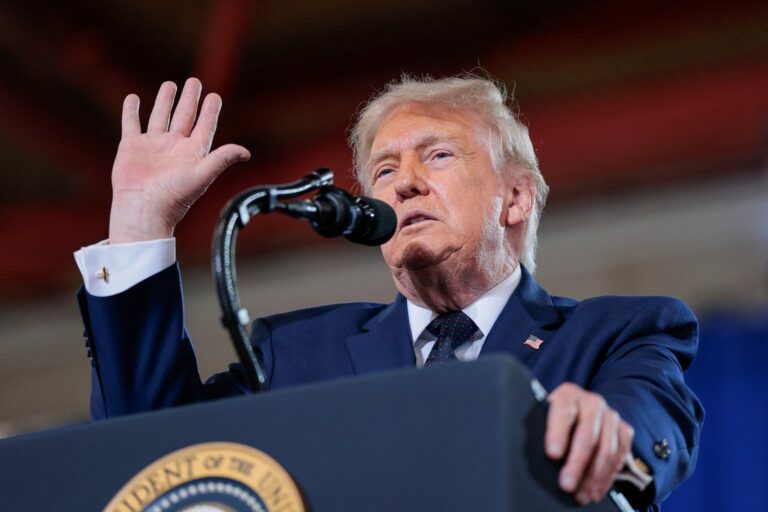 Donald Trump en conferencia de prensa