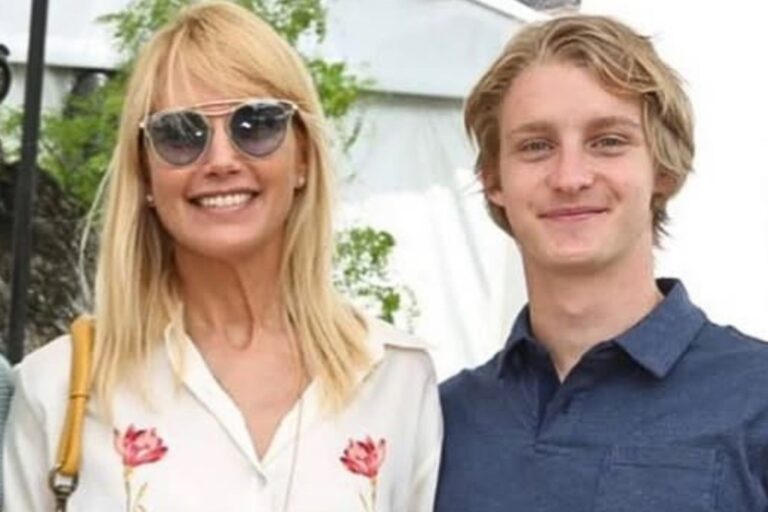Valeria Mazza y su hijo Balthazar durante el festejo de cumpleaños en Madrid