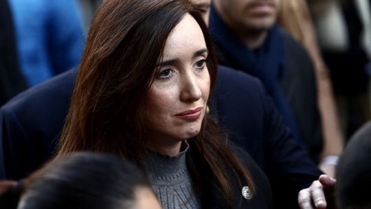 Victoria Villarruel durante un acto oficial