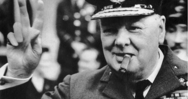 Retrato de Winston Churchill