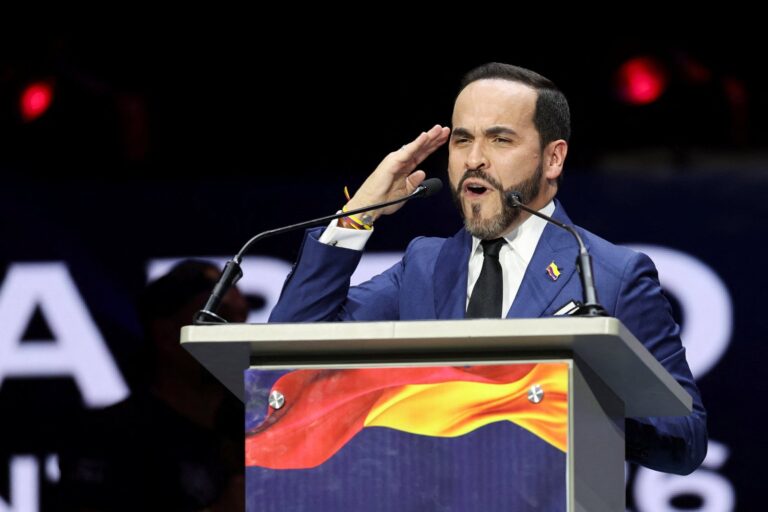 Abelardo de la Espriella durante transmisión en vivo