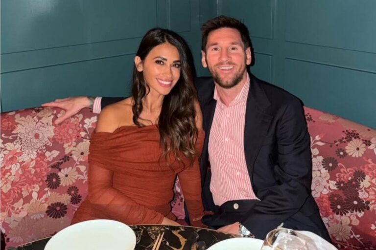 Antonela Roccuzzo y Lionel Messi