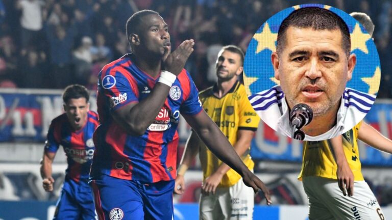 Jhohan Romaña durante un partido con la camiseta de San Lorenzo