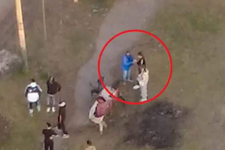 Dron policial utilizado en operativo de narcomenudeo en Rosario