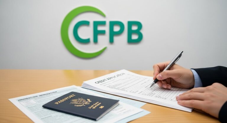 Documento de la CFPB sobre estatus migratorio y crédito
