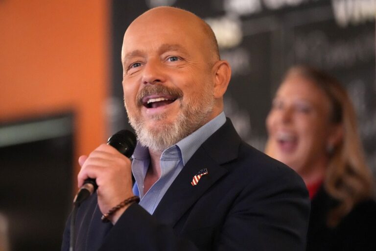 Steve Hilton en un evento de campaña