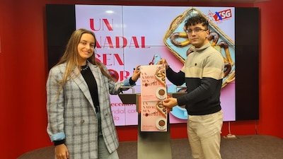 Adrián Fernández en competencia de Moto3