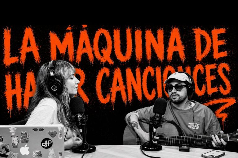 Gabo Nazar, integrante de Gauchito Club, durante la entrevista