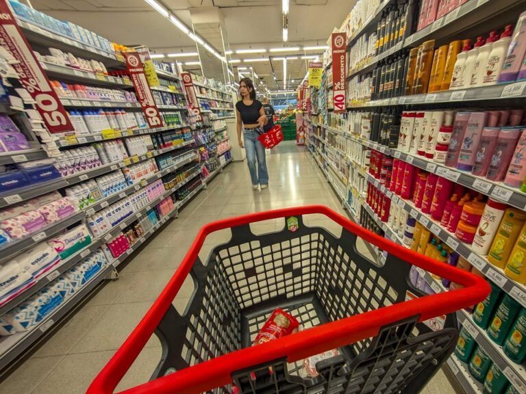 Gráfico de inflación mensual en Argentina
