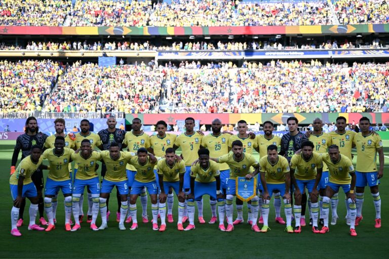 Casemiro con la camiseta de la selección de Brasil durante el Mundial 2026