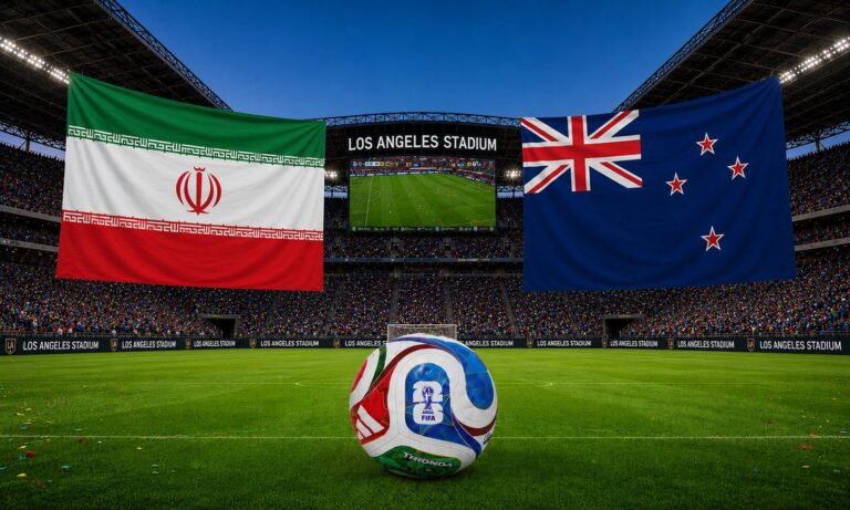 Partido Irán vs Nueva Zelanda Mundial 2026
