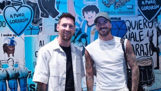 Lionel Messi en el Compass Minerals National Performance Center de Kansas City