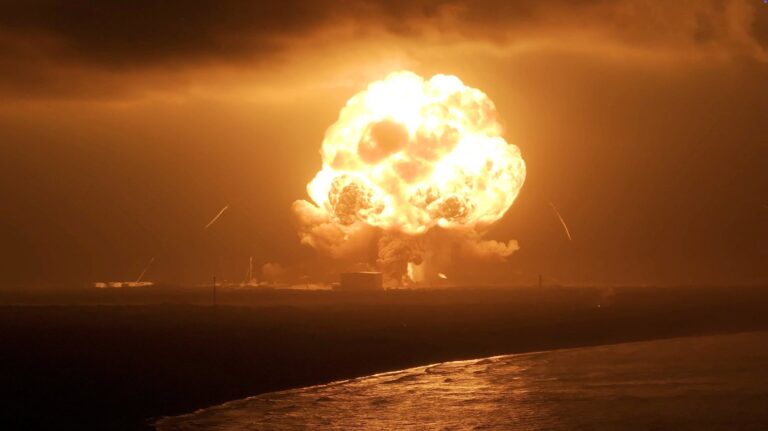 Explosión del cohete New Glenn de Blue Origin en Cabo Cañaveral