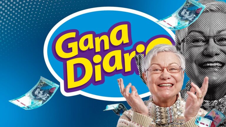 Boleto de Gana Diario con los números ganadores del sorteo 4604
