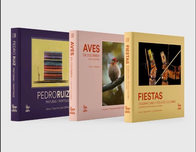 Portada de los nuevos títulos de la colección Antología de Colombia de Villegas Editores